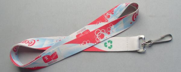 Colorful Bamboo Milk RPET Eco Friendly Lanyards For Business Gifts
