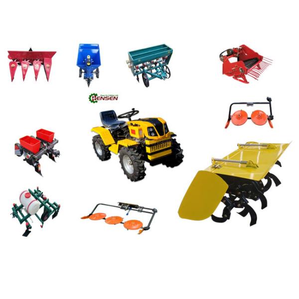 Disc Brake Full Time 4x4 Mini Tractor Diesel With 188F Engine 12hp