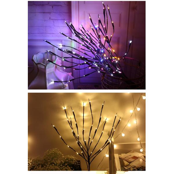 2000lm LED Simulation Tree Lights for Creative Bedroom Decor on Christmas Holiday