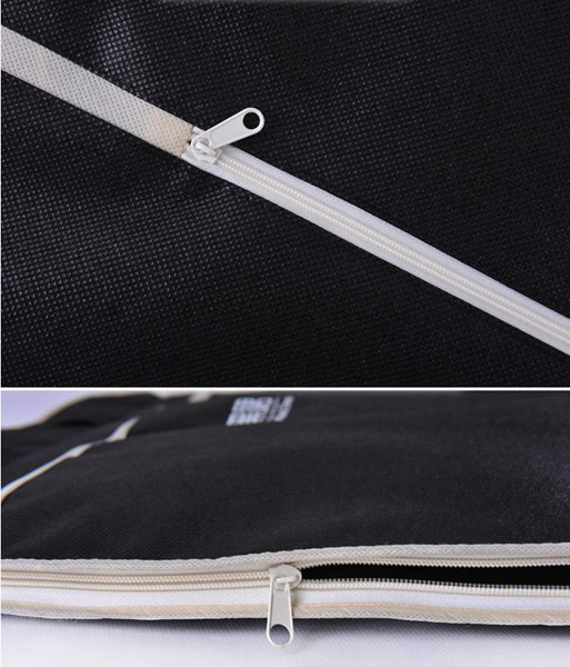 Folding Hanging Dustproof Garment Bags , Recycled Mens Travel Clothes Bags