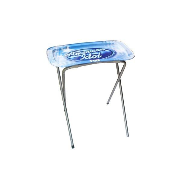 DADI Offset Lithography Painted Tin Trays Food Grade Metal Tin Tray With Foldable Stand