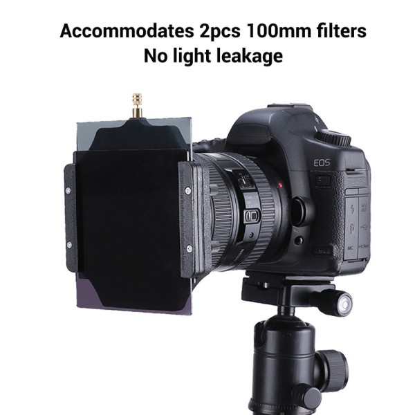 100mm Lens Filter Adapter Aluminum Alloy Camera Filter Holder Waterproof For 100x100mm And 100x150mm Lens Filters