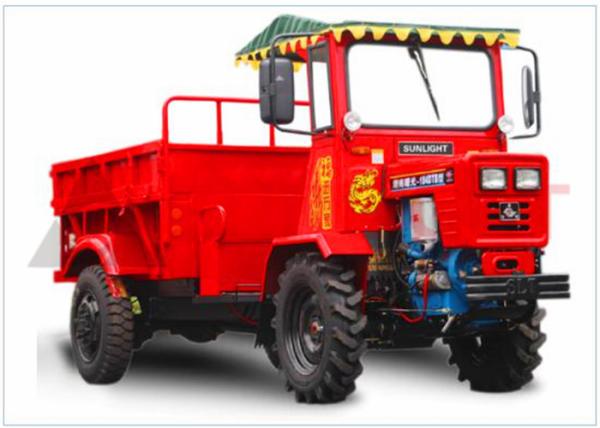 Articulated  Mini Tractor Dumper 18HP for Agriculture in Oil Palm Plantation 1 Ton Payload