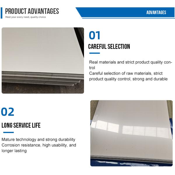 2B 2K 4K 8K 201 304 316 Stainless Steel Plate SS Sheet Plate With Custom Made