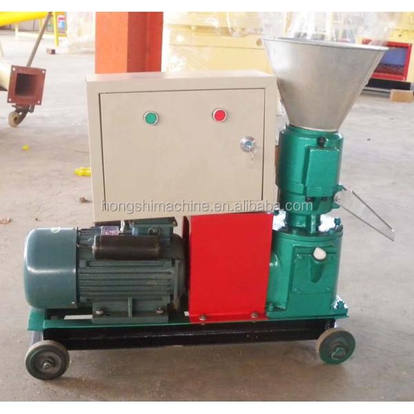 Small Capacity Flat Die Biomass Pellet Plastic Recycle Machine Low Price