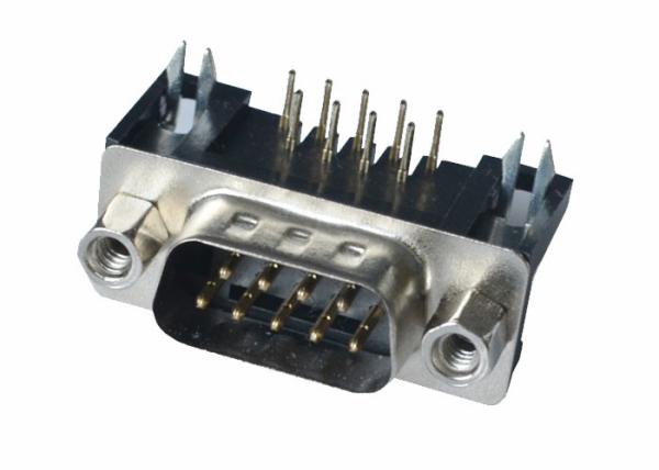 Pin secundário direito do Dr. 9 de VGA do conector do isolador D do ângulo 1000VAC PBT