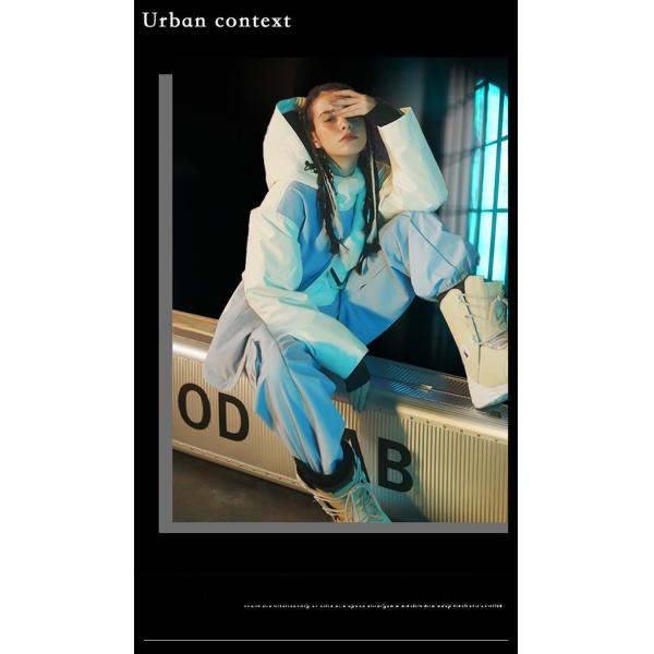 Windstopper Material Professional Ski Pant with Reflective Lines and Windproof Feature