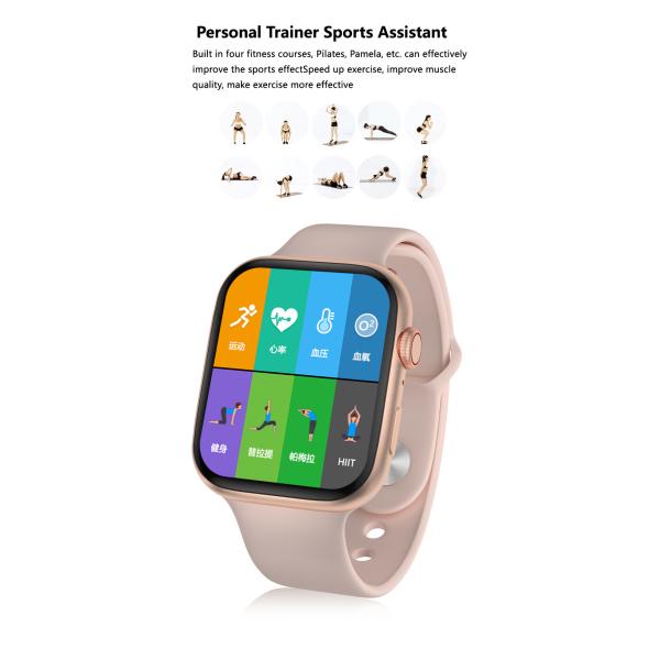 2021 первоначальный андроид p IOS SmartWatch кровяного давления монитора тарифа сердца отслежывателя фитнеса звонка 44mm дозора IWO YY21 умный