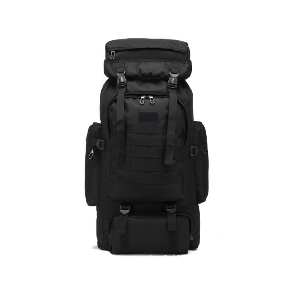 80L Mochila de acampamento multiuso fechadura com fecho de fecho para esportes ao ar livre e viagens