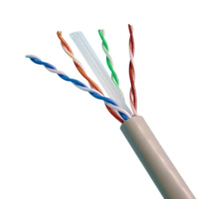 Grey PVC Ethernet Cable 1000FT UTP CAT6 Cable 1Gbps High Speed