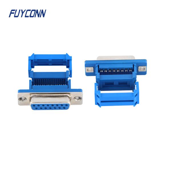15pin D-SUB Connectors Female IDC Crimping Type Ribbon Cable Connector
