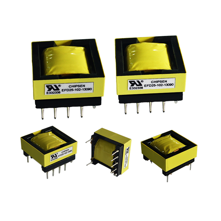 12V 24V 48V EFD25 High Frequency Flyback Transformer For DC-DC LED Driver Charger