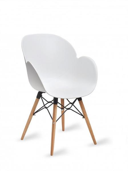 Modern leisure dessert shop dining chair business negotiation clear bar chair high stool coffee shop Nordic simple chair