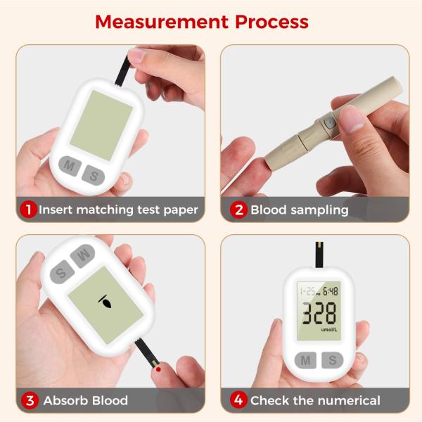 Household Medical Device Consumables Uric Acid Detector Blood Glucose Test