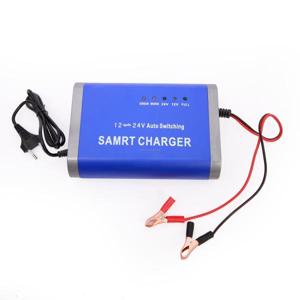Electric Vehicle Battery Charger Motorcycle Battery Charger 12V 12A 24V 6A Fast Battery Charger For Car