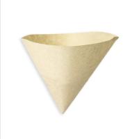 Le secteur forment le filtre de café en bois naturel d'égouttement de papiers filtre du café V60