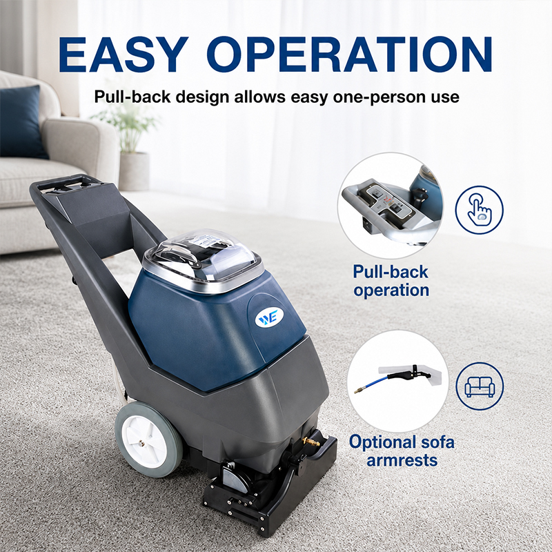 New Style 3 in 1 Dual Motor Carpet Cleaning Machine Suitable for Meeting Rooms Restaurants Large Area Cleaning