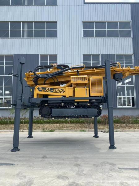 Hydraulic Mobile Water Well Drilling Rig Quick Setup Compact Transport