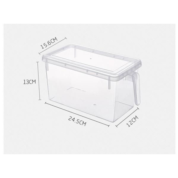 KingWell Rectangle Fridge Stackable Plastic Storage Box Containers