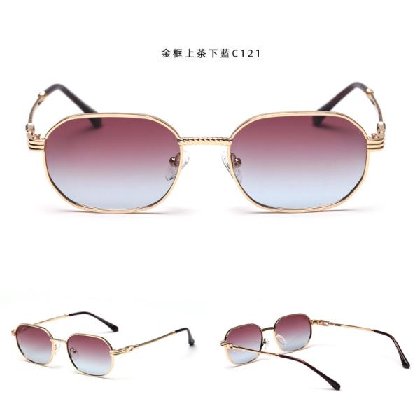 Frameless Girls Metal Frame Women Polarized Fashion Sunglasses 137MM