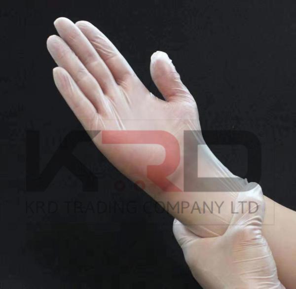Clear Disposable Powder Free PVC /Vinyl Gloves  PVC material safety hand Disposable Gloves
