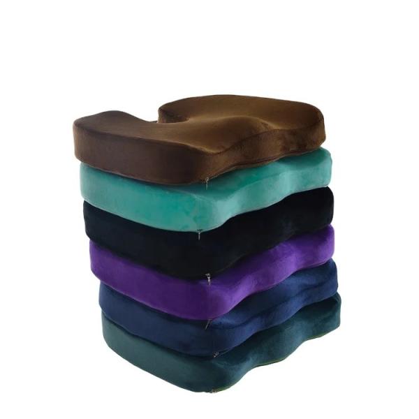 CE Certified Memory Foam Car Seat Cushion for Short Drivers and Small Statured People