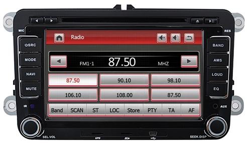 Car audio and video player for VW Jetta /Sagitar /Caddy with radio smart TV OCB-0989