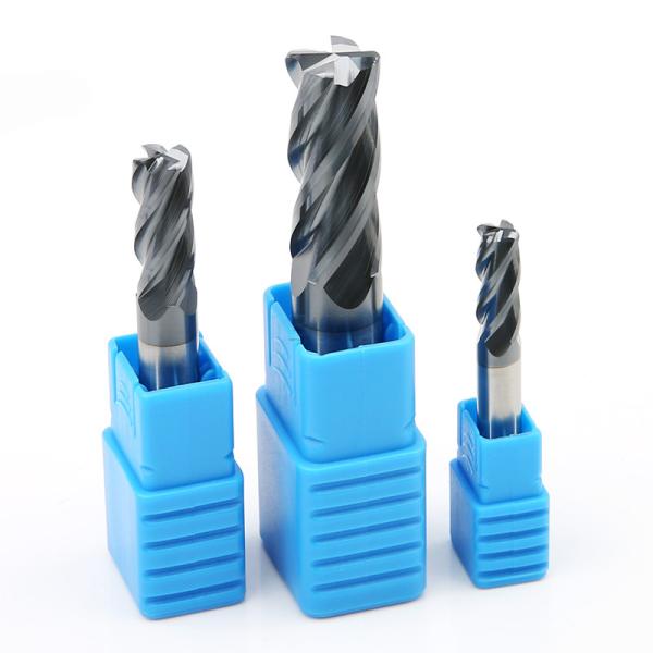 45 Degree End Mill Milling Cutter AlTiN Coating Round End Mill Groove R6