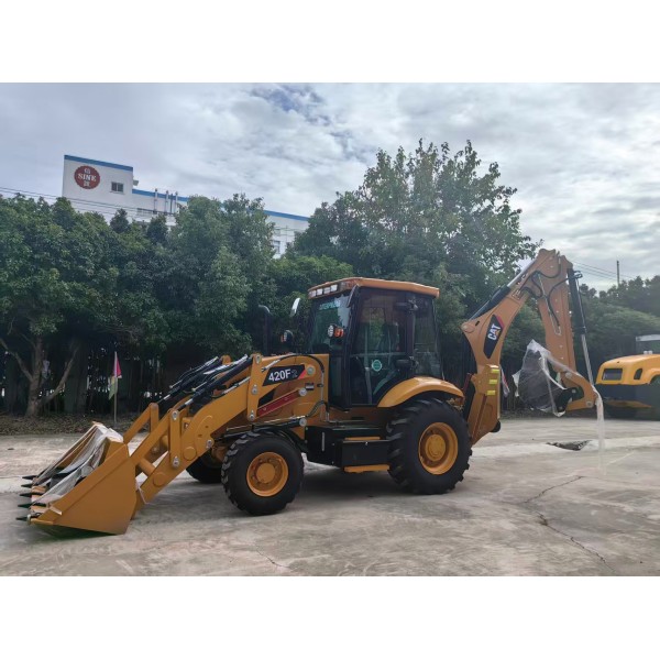  420F TLB Used Compact Wheel Loader Backhoe Hydraulic Repossessed Earthmoving Equipment