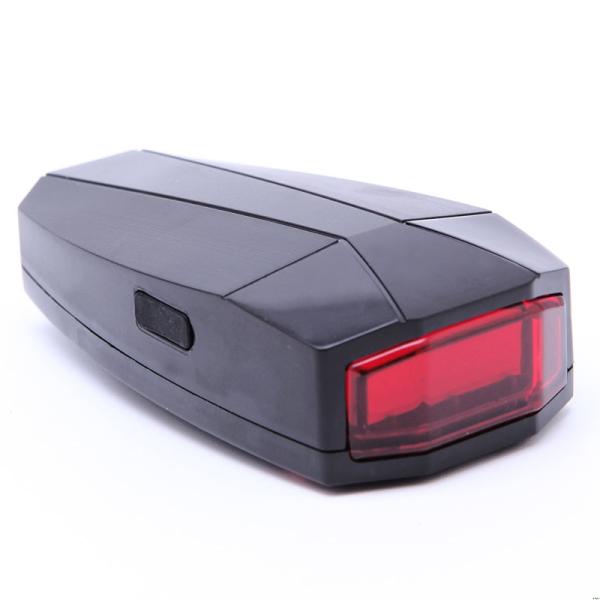 COB Bright Light Source Wireless Remote Control Bicycle Anti-Theft Alarm with 110dB Sound