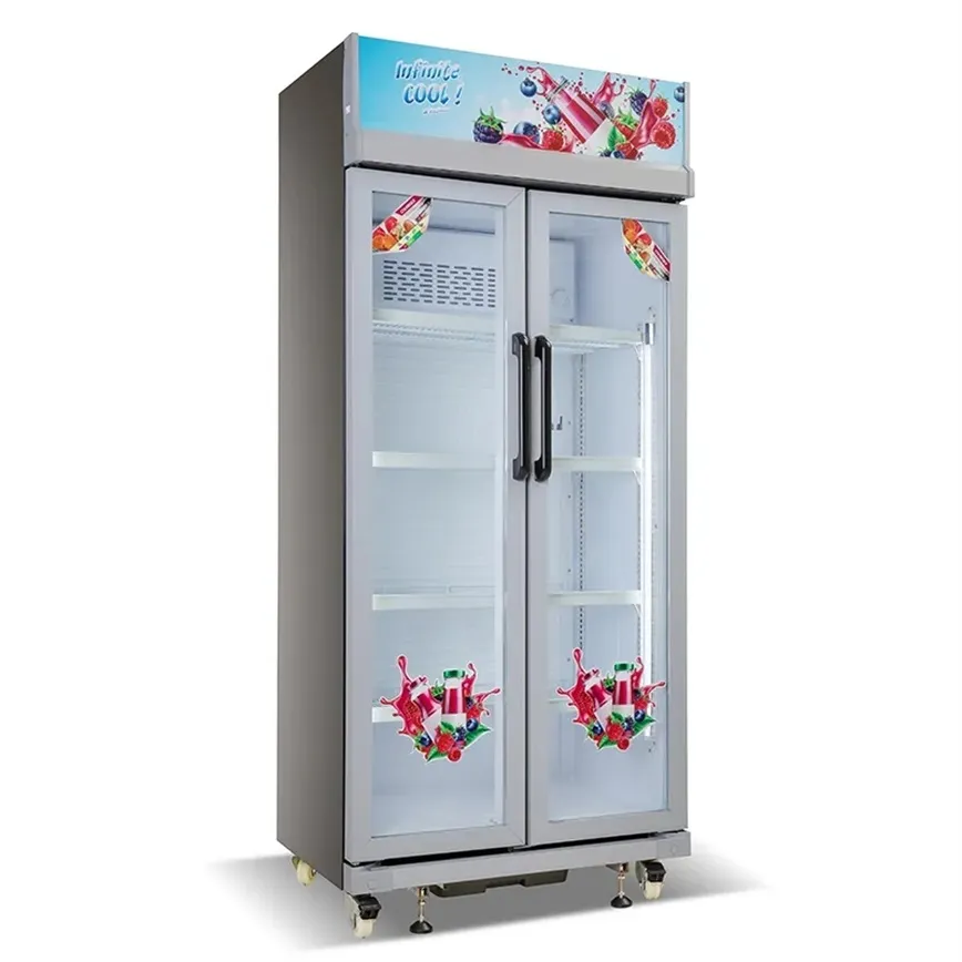 Widely Used Upright Freezer Single Door Freezer Showcase Open Door Display Cooler 560L Sc-560