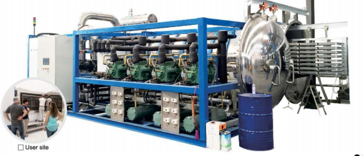 Овощи Продовольствие Вакуумная морозильная сушилка SS морозильное сушильное оборудование