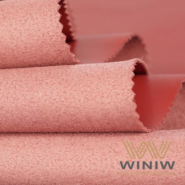 Customized Woven Automotive Faux Leather Microfiber Polyester Upholstery Material