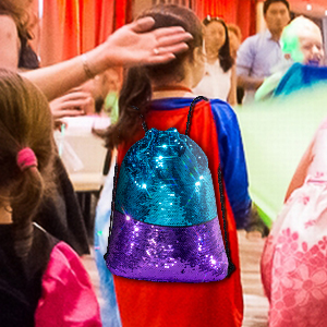 Sequin Drawstring Backpack Christmas Gift Party Bag, Organza Pouch, Satin Pouch Silk Pouch, Suede Pouch