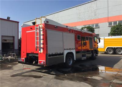 Hydraulic Breaking 30Km/H 4x2 Drive Road-rail Convertible Due Use Fire Brigade Truck