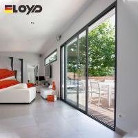 Design minimalista Exterior Portas de vidro duplo Fabricante Alumínio Patio deslizante Portas de vidro Patio térmico