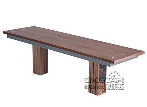 china outdoor park gym equipment  High quanlity outdoor wooden fitness bench