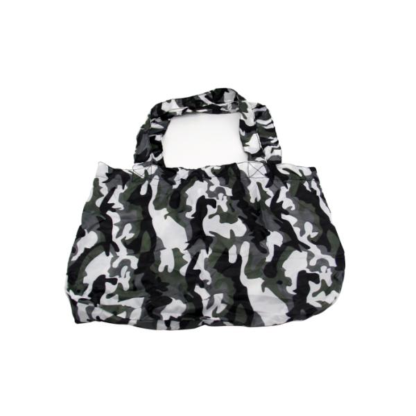 Wholesales Good Quality Custom Camouflage Color 50D Polyester Fold Shopping Bag