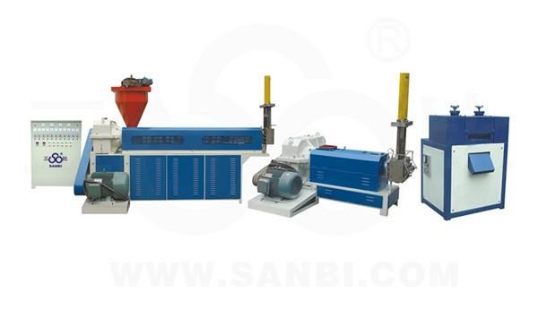 PP PVC Waste Plastic film Recycling Machine Automatic two screw Extruder
