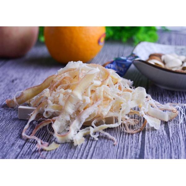 Sliver Seasoned Dried Squid Fin Shredded Thailand Russian Market