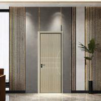 Portas ocas WPC impermeáveis com material poroso para interiores resistentes à umidade
