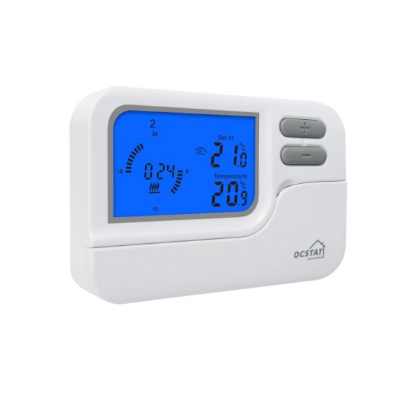 Standby Current Lighting Current ≤3mA Boiler Digital Temperature Control Thermostat Featuring Switchable Current 6 A 2 A Inductive Load for Heat Control