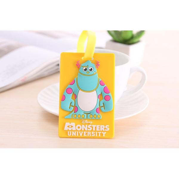 Fashion Custom 3D soft silicone luggage name tag/ rubber bag label tag/ pvc luggage tag