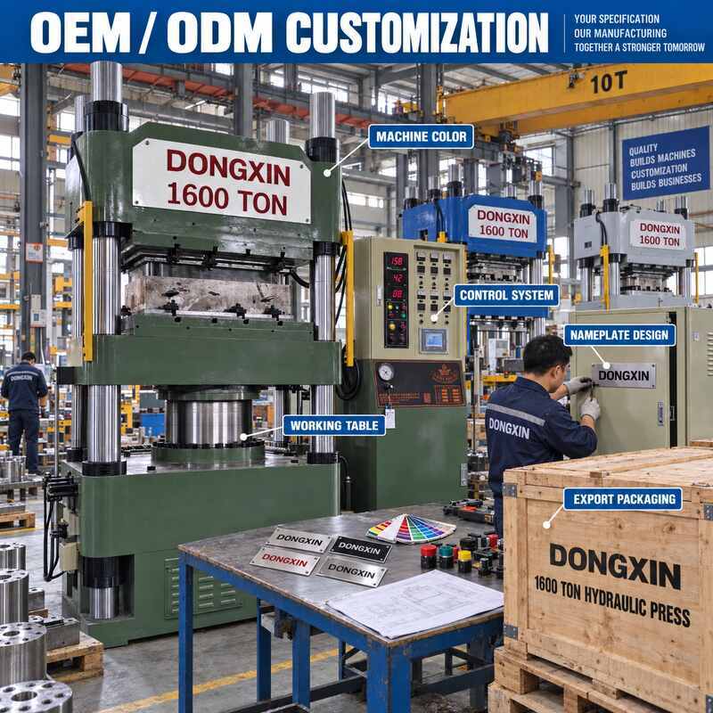 1600T Heavy Duty Hydraulic Melamine Press Machine with PLC Control for Large Tableware Production
