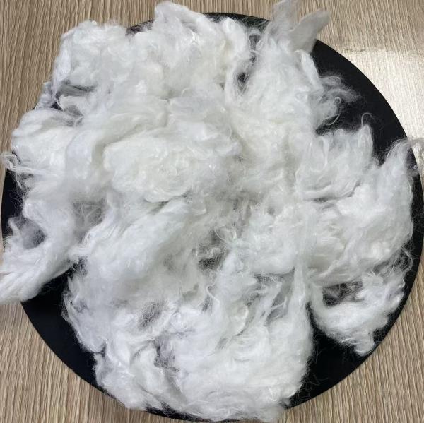 Flame Retardant Viscose Polyester Fiber 70-30 Blend White