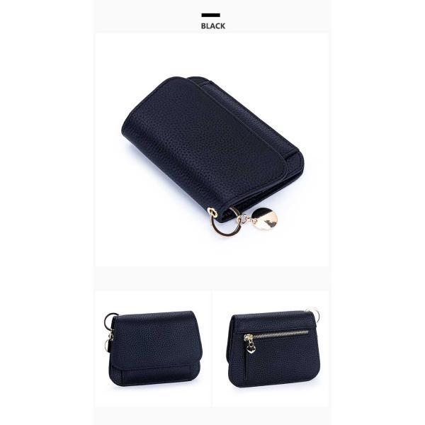 Business Candy Color Portable Wallet Genuine Leather Clutch Coin Purse for Girls