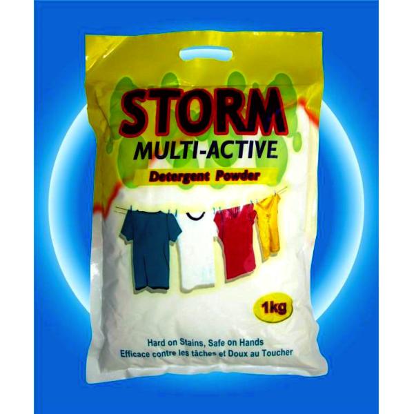 No- phosphorus Storm Detergent Powder 1kg, Clothes Washing Powder OEM