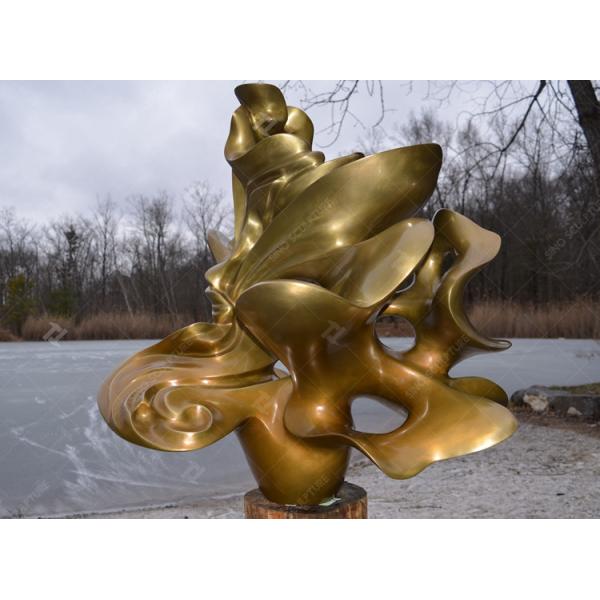 1M Высокая золотая литьевая бронзовая скульптура Солнечное колесо Внешние бронзовые статуи