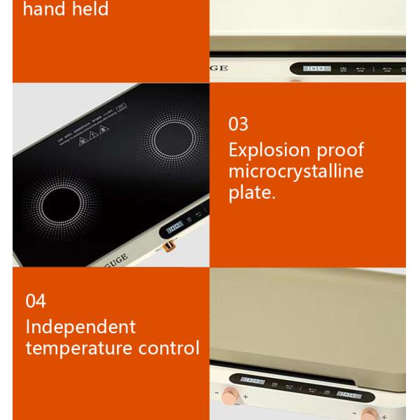 Водостойкая керамическая панель электрическая индукционная плитка для домашнего и наружного использования