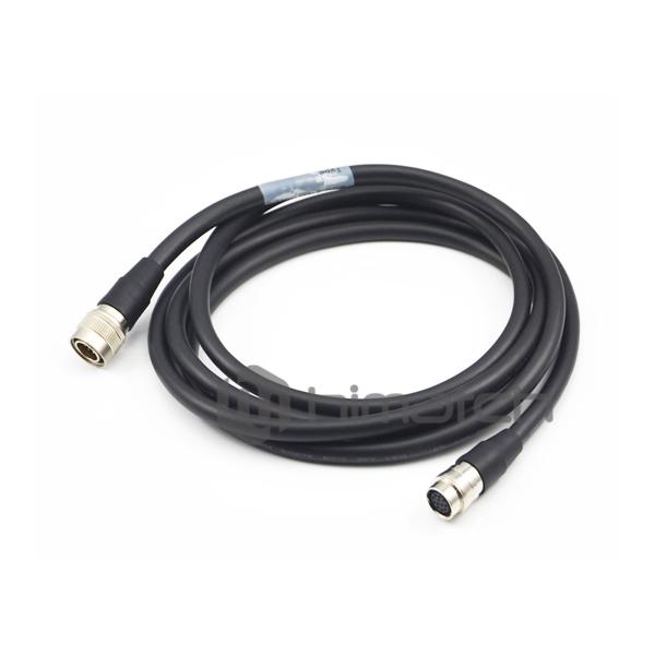 5M High Flexible Hirose M12 12pin Connector Male to Female Waterproof Power Cable 30V for Analog Cameras